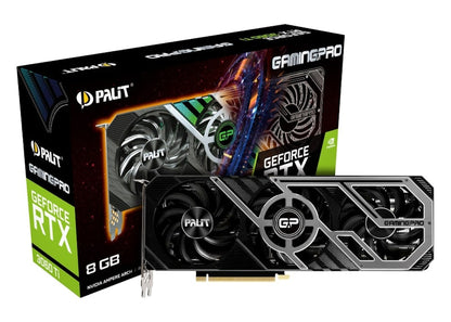 NVIDIA Palit GeForce RTX 3060 Ti GAMING Pro 8G Graphics Card (NE6306T019P2-1041A)