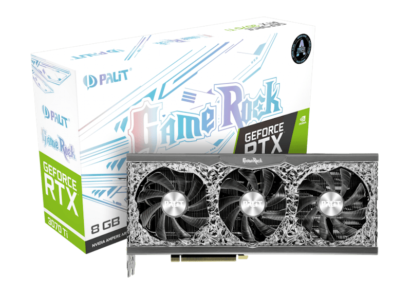 NVIDIA Palit GeForce RTX 3070 Ti GameRock 8G (NED307T019P2-1047G)