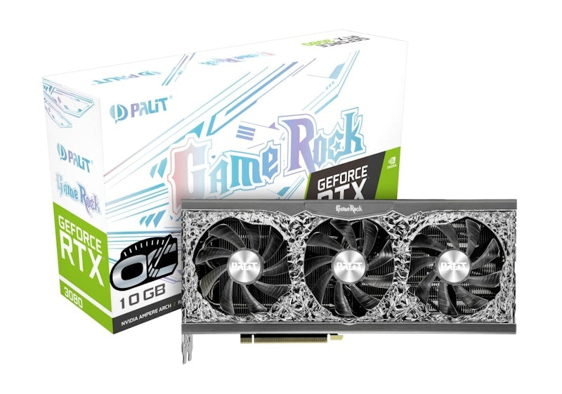 NVIDIA Palit GeForce RTX 3080 GameRock 10GB OC Graphics Card (NED3080H19IA-1020G)