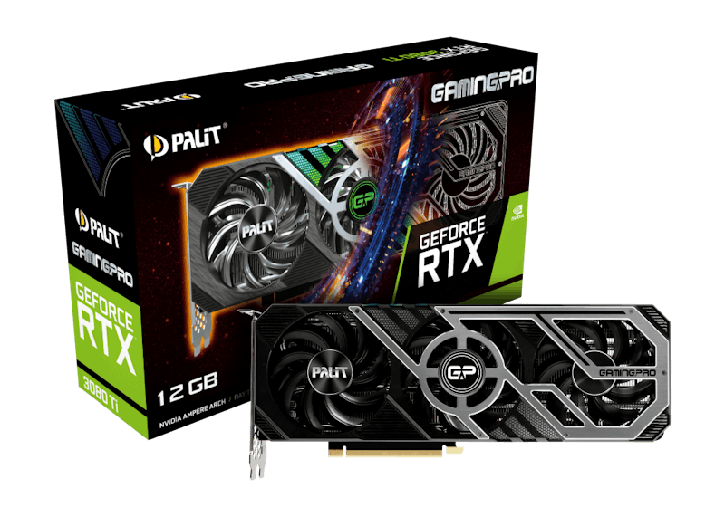 NVIDIA Palit GeForce RTX 3080 Ti GamingPro 12G Graphics Card (NED308T019KB-132AA)