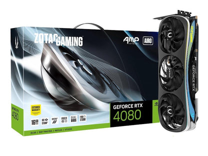 NVIDIA ZOTAC AMP Extreme AIRO GeForce RTX 4080 16GB Graphics Card ZT-D40810B-10P
