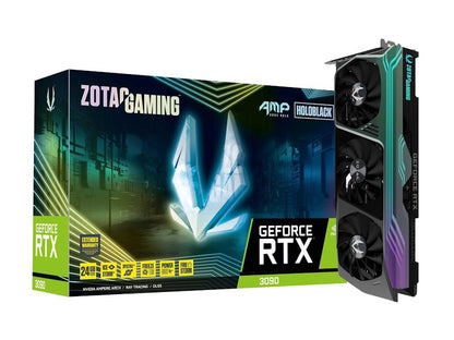 NVIDIA ZOTAC GAMING AMP GeForce RTX 3090 24G Graphics Card (ZT-A30900C-10P)
