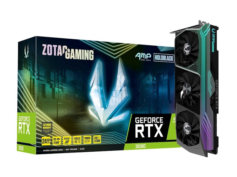 NVIDIA ZOTAC GAMING AMP GeForce RTX 3090 24G Graphics Card (ZT-A30900C-10P)