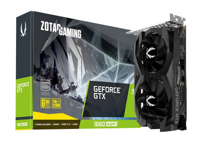NVIDIA ZOTAC GAMING GeForce GTX 1660 SUPER Twin Fan 6G Graphics Card (ZT-T16620F-10L)