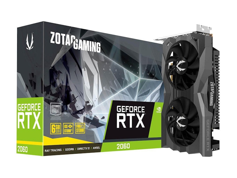 NVIDIA ZOTAC GAMING GeForce RTX 2060 6G Graphics Card (ZT-T20600H-10M)