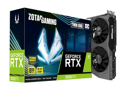 NVIDIA ZOTAC GAMING GeForce RTX 3060 Ti Twin Edge 8G OC Graphics Card (ZT-A30610H-10M)