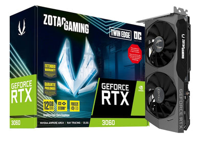 NVIDIA ZOTAC GAMING GeForce RTX 3060 Twin Edge 12G OC Graphics Card (ZT-A30600K-10H)