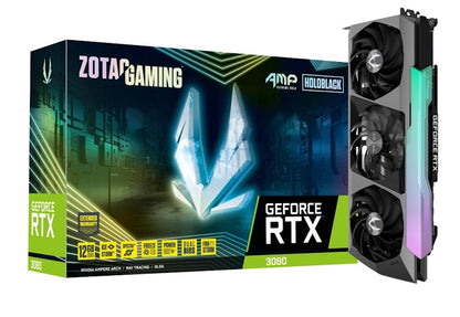 NVIDIA ZOTAC GAMING GeForce RTX 3080 AMP Extreme Holo 12G LHR Graphics Card (ZT-A30820B-10PLHR)