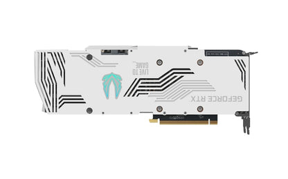 NVIDIA ZOTAC GAMING GeForce RTX 3080 Trinity 10G OC LHR Graphics Card (ZT-A30800K-10PLHR) White Edition