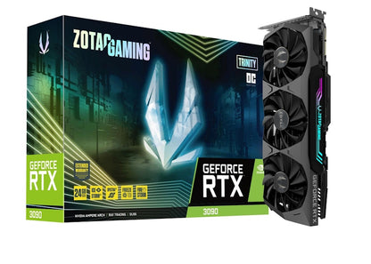 NVIDIA ZOTAC GAMING GeForce RTX 3090 Trinity 24G OC Graphics Card (ZT-A30900J-10P)
