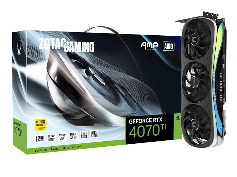 NVIDIA ZOTAC GAMING GeForce RTX 4070 Ti 12G Graphics Card ZT-D40710B-10P