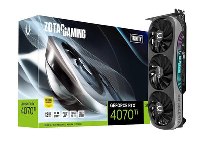 NVIDIA ZOTAC GAMING GeForce RTX 4070 Ti Trinity 12G Graphics Card ZT-D40710D-10P