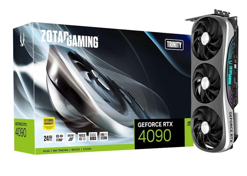 NVIDIA ZOTAC GAMING GeForce RTX 4090 Trinity 24G Graphics Card ZT-D40900D-10P