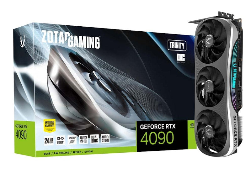 NVIDIA ZOTAC GAMING GeForce RTX 4090 Trinity OC 24G Graphics Card ZT-D40900J-10P