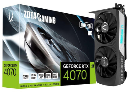 NVIDIA ZOTAC Gaming GeForce RTX 4070 Twin Edge OC 12GB Graphics Card ZT-D40700H-10M