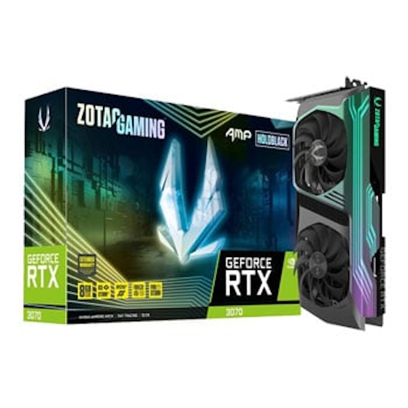 NVIDIA ZOTAC GeForce RTX 3070 AMP Holo 8G LHR Graphics Card (ZT-A30700F-10PLHR)