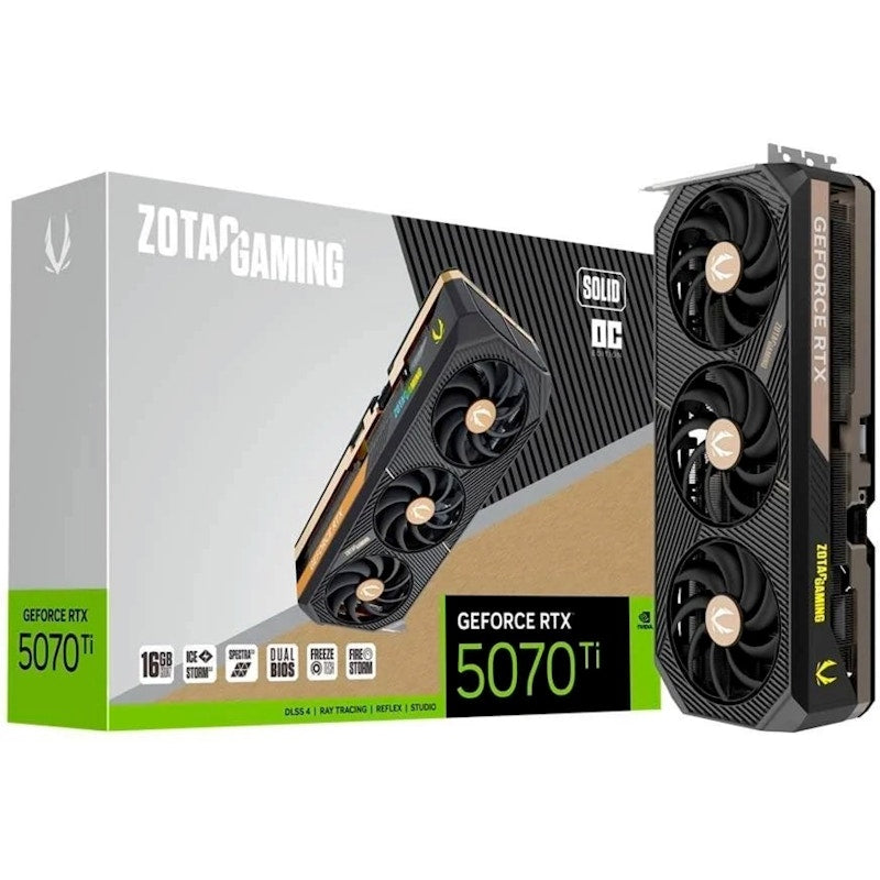 NVIDIA ZOTAC GeForce RTX 5070 Ti SOLID OC ZT-B50710J-10P