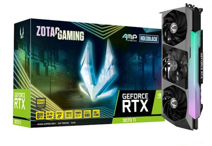 NVIDIA Zotac GeForce RTX 3070 Ti GAMING AMP EXTREME HOLO 8G Graphics Card (ZT-A30710B-10P)