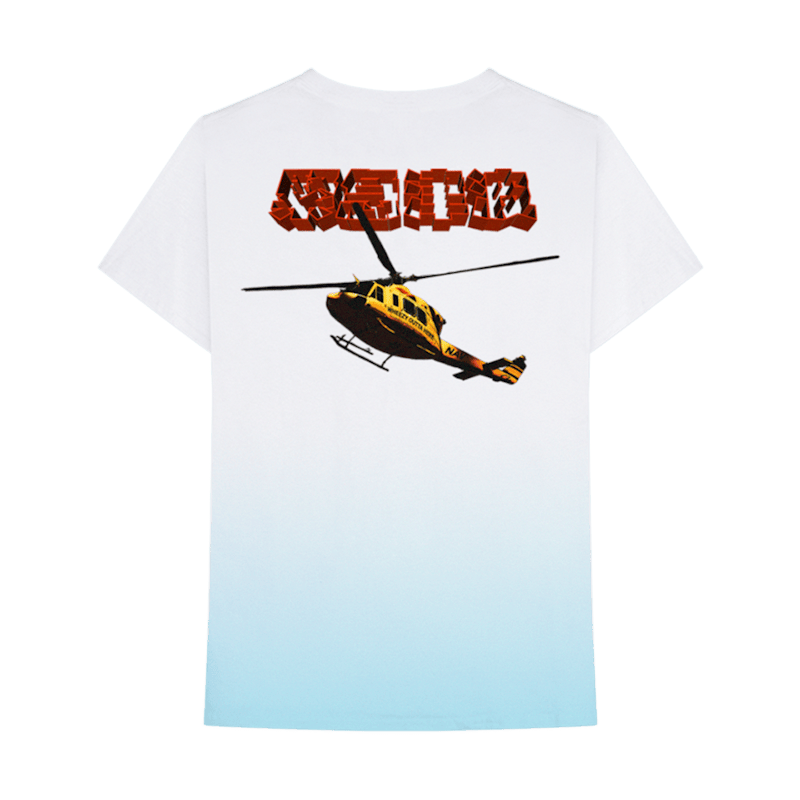 Nav Air Rescue Gradient Wash Tee White
