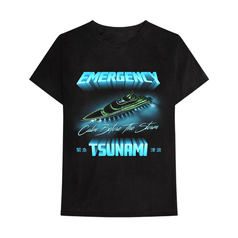 Nav Before The Storm Vintage Tee Black