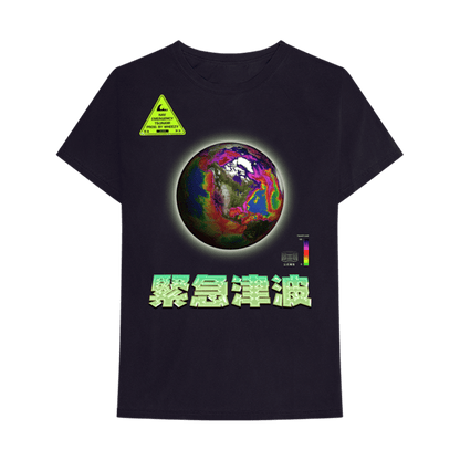 Nav Hazard Watch Vintage Tee Black