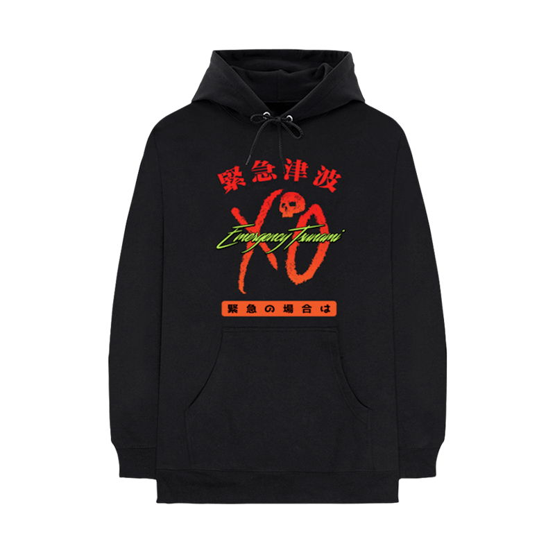 Nav High Alert XO Logo Pullover Hood Black