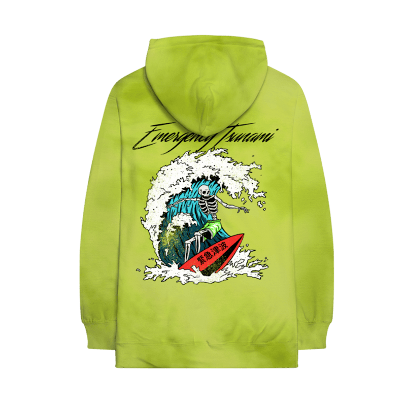 Nav Surf Rescue Hazard Dye Pullover Hood Green