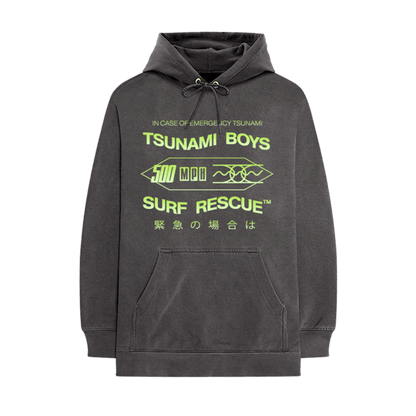 Nav Tsunami Boys Vintage Pullover Hood Black