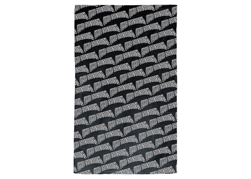 Nav x Vlone All Over Beach Towel Black