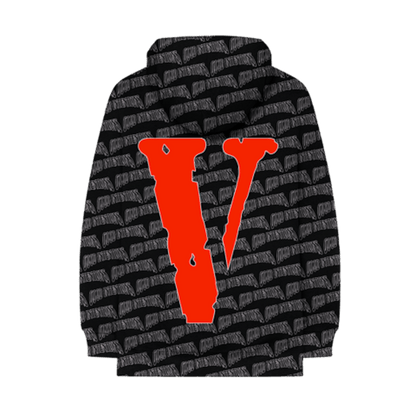 Nav x Vlone All Over Hoodie Black