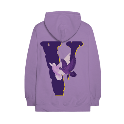 Nav x Vlone Doves Hoodie Purple