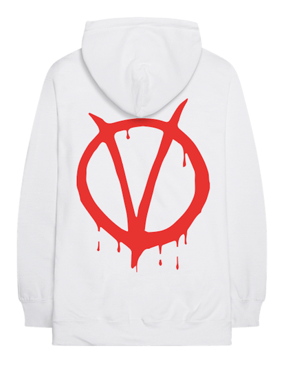 Nav x Vlone Vendetta Pullover Hoodie White