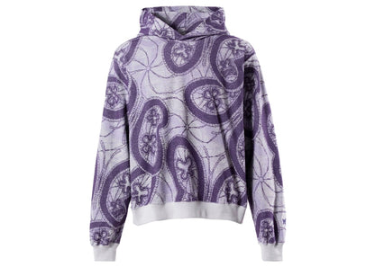 Needles Papillon Pile JQ Classic Hoodie White Purple