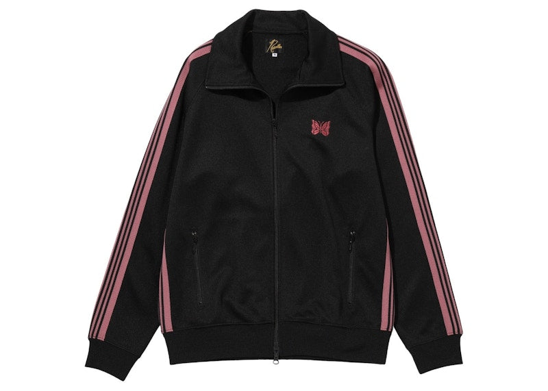 Needles Track Jacket Black/Pink