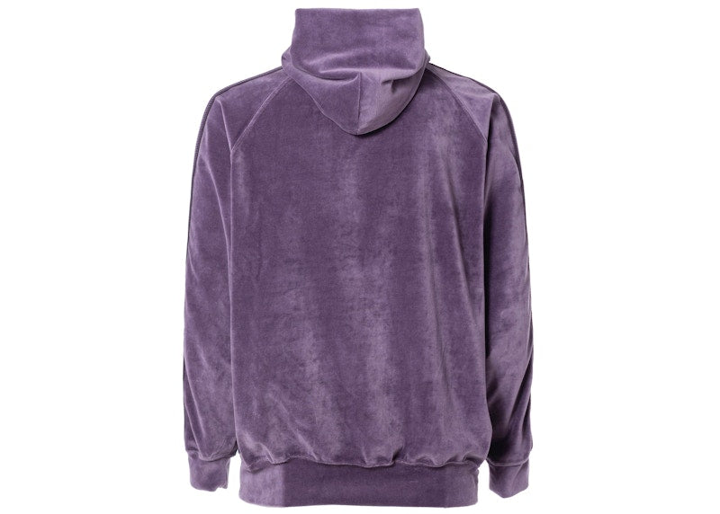 Needles Velour Track Hoodie Purple
