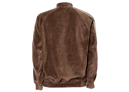Needles Velour Track Jacket Brown