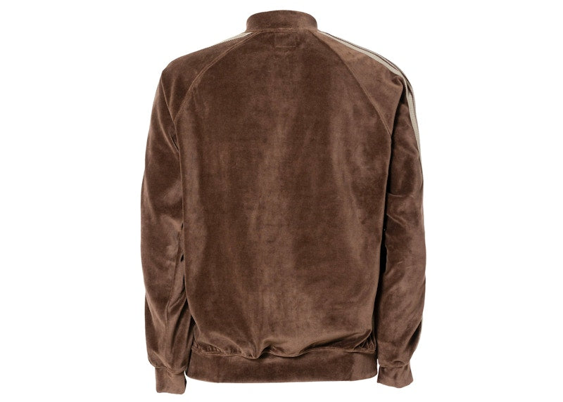 Needles Velour Track Jacket Brown