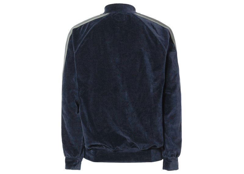 Needles Velour Track Jacket Navy