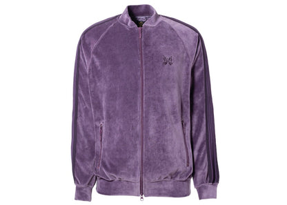 Needles Velour Track Jacket Purple