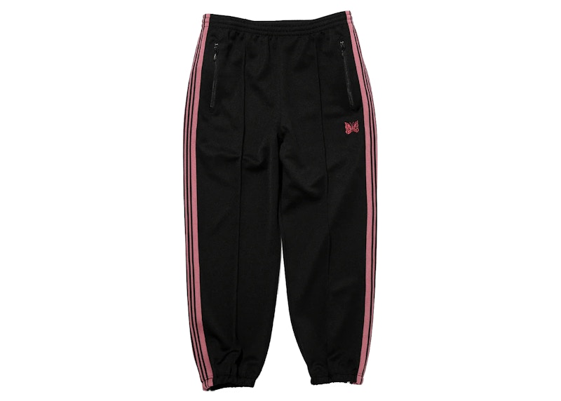 Needles Zipped Track Pants Black/Pink