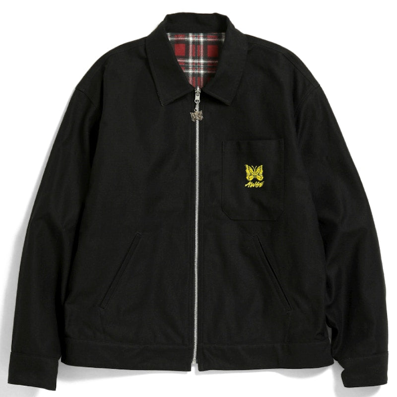 Needles x AWGE Reversible Work Jacket Black
