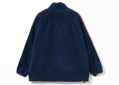 Needles x Beams Fleece Track Jacket Navy Purple