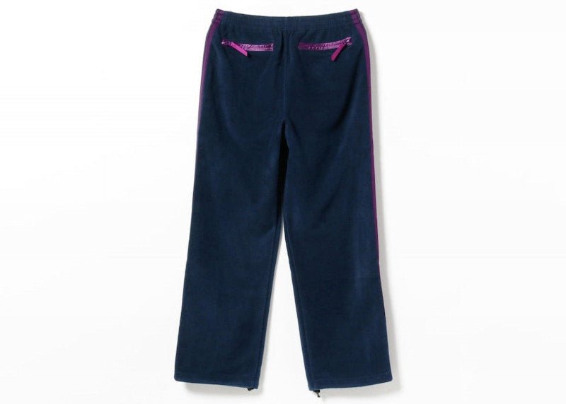 Needles x Beams Fleece Track Pants Navy Purple