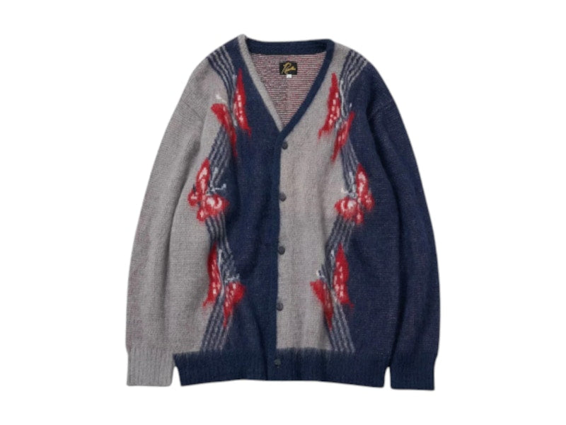 Needles x Freak's Store Mohair Papillon Cardigan Navy