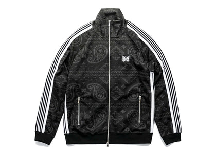 Needles x Nubian Track Jacket Black Paisley
