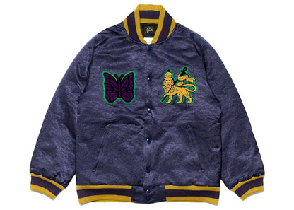 Needles x Sasquatchfabrix. Award C/R Satin Jacket Purple
