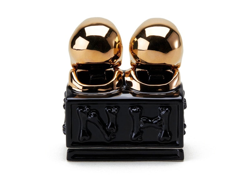 Neighborhood Booze Dual Skull CE-Incence Chamber Black Gold