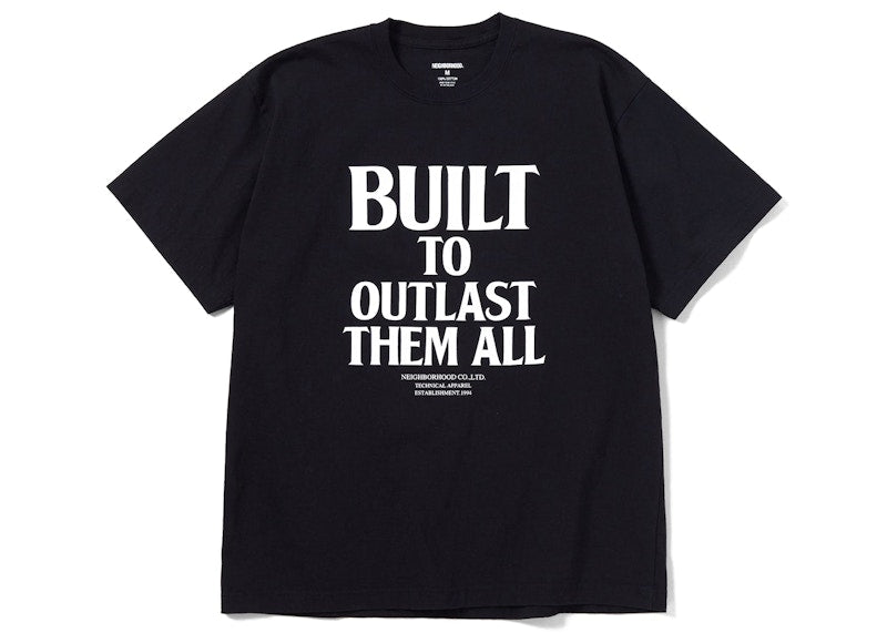 Neighborhood Built to Outlast Time All Tee Black