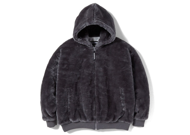 Neighborhood Fur Hooded Jacket Grey