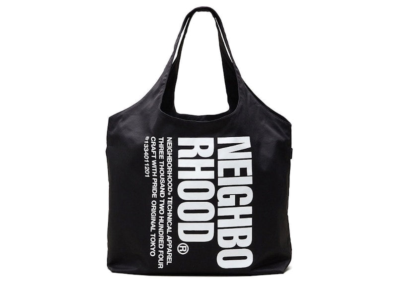 Neighborhood Hong Kong Store Exclusive Tote Bag Black